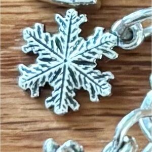 James Avery Silver Snowflake charm